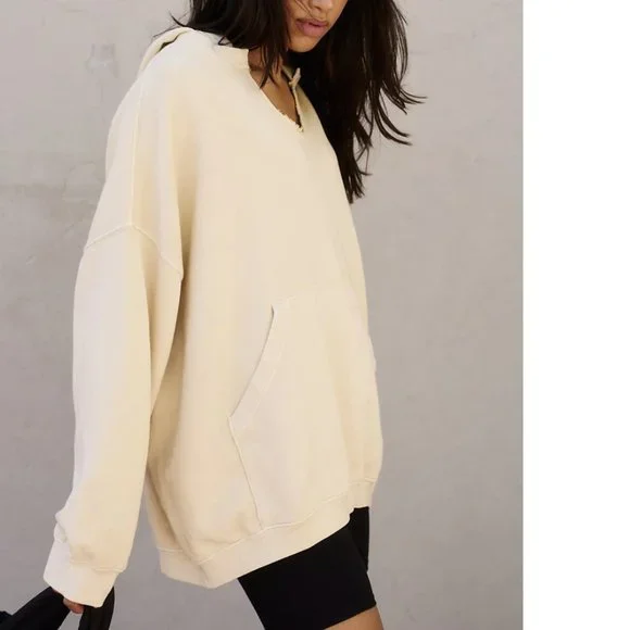 FP Movement, by Free People, Best Of Hoodie, in Oatmilk, size M // NWT //CURRENT - Picture 4 of 9